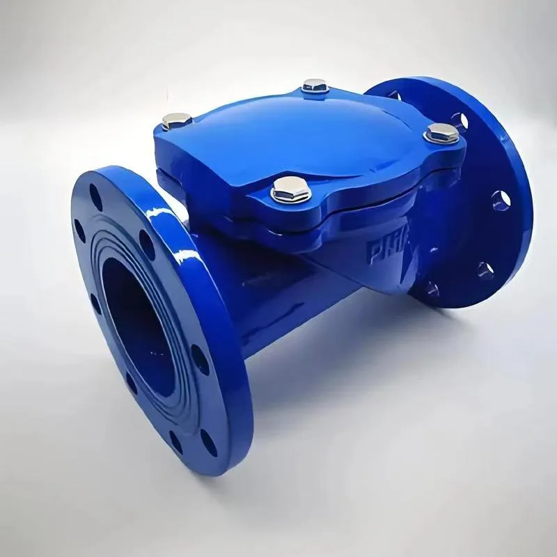 Válvula de retención de aleta de goma